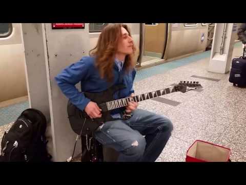 Machete Mike doing sweet in the subway