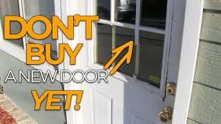 How to Replace a Door Window Frame | DIY Door Fix