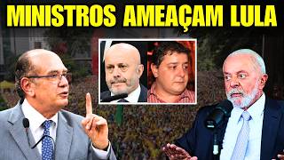 Lula SURTA com queda nas pesquisas, tenta atacar o STF e é AMEAÇADO pelos ministros!