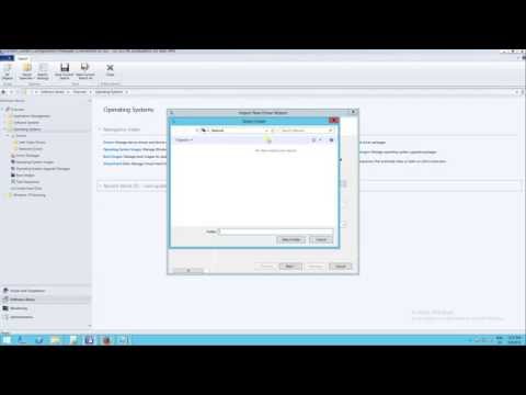 SCCM CB 1606 - Import video drivers to System center configuration manager and add to task sequence