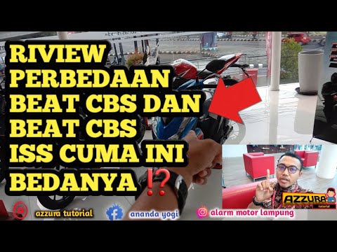 PERBEDAAN HONDA BEAT CBS DAN BEAT CBS ISS STRIPING DAN FITURNYA ⁉️
