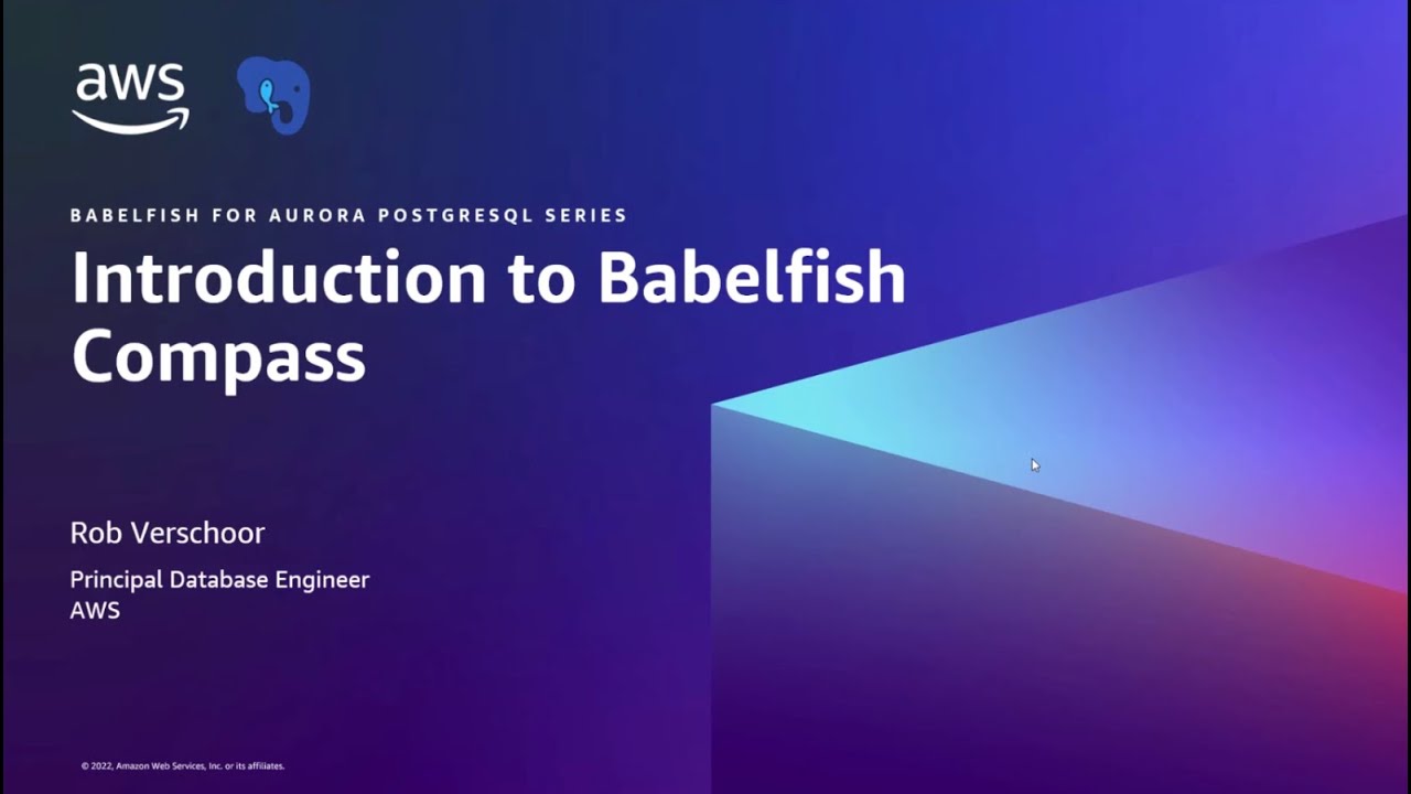 Introduction to Babelfish Compass | Amazon Web Services