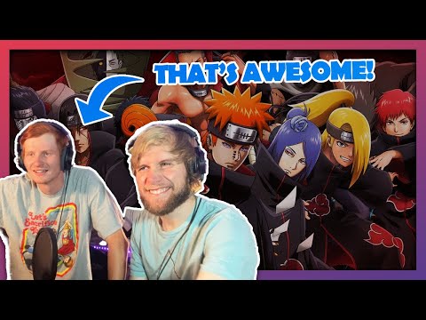 AMERICAN OTAKU REACTING TO AKATSUKI'S RAP (NARUTO) - 7 MINUTES