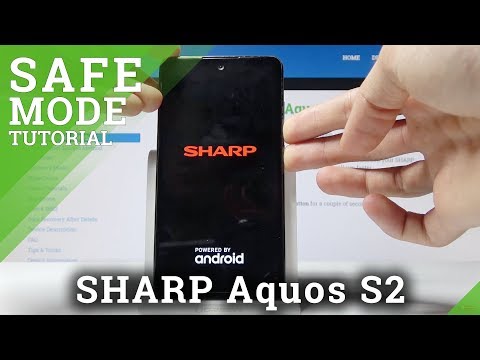 How to Enter Safe Mode in SHARP Aquos S2 - Quit Safe Menu