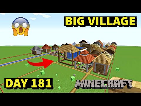 INSANE: Building a MEGA Village in Minecraft 2024!