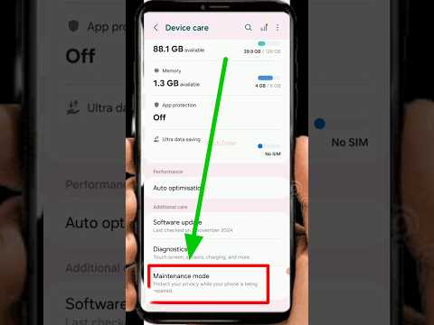 Samsung Secret | Enable MAINTENANCE MODE on Your Samsung Phone Now! #shorts