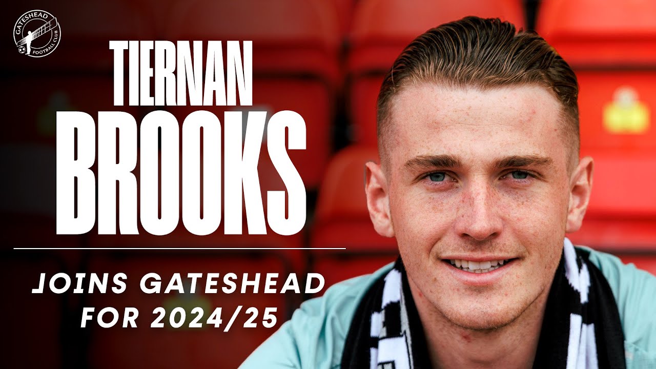 “Buzzing to get it done!” 😁 | Tiernan Brooks joins Gateshead | INTERVIEW