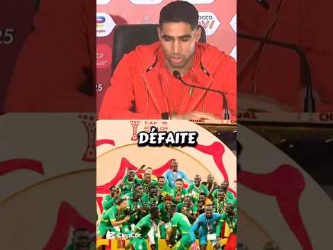 La déclaration de hakimi après la défaite du maroc #football #shortes