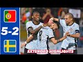 🇵🇹🇸🇪Portugal vs Sweden 5:2 Goals & Highlights  l  Rafael Leão ,Bruno, Ramos