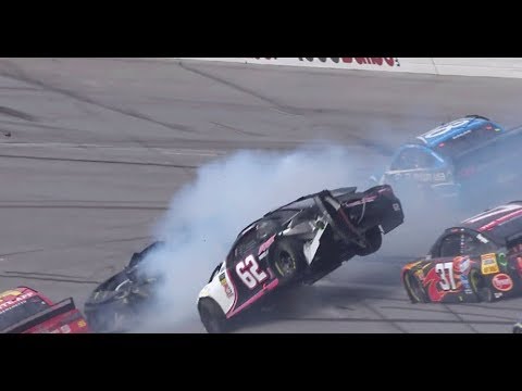 Watch every angle of the Big One including Brendan Gaughan's wild flip | NASCAR at Talladega