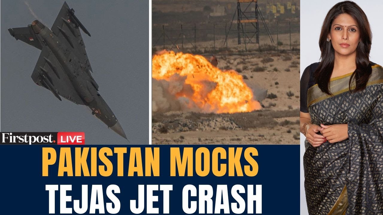 Tejas Fighter Jet Crash LIVE: India's Tejas Crashes in Dubai Air Show, Pakistan Targets Pilot & IAF