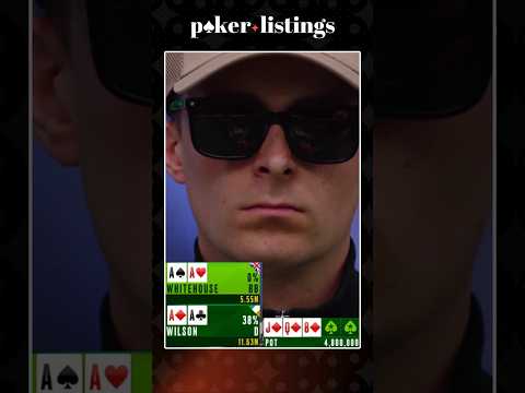 Disgusting AA vs AA spot at IPO2025 ME! #poker #irishopen