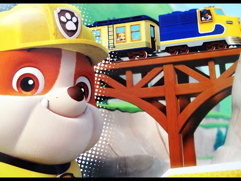 Щенята рятують поїзд. Аудіоказки для дітей. Пригоди щенячого патруля.