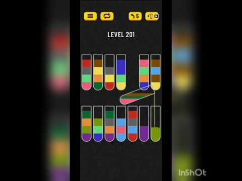 Water sort puzzle level 201