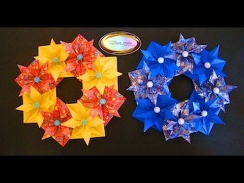 Origami Maniacs 93: Beautiful Christmas Wreath……