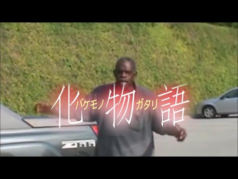 them was some birds but it's edited like Monogatari series