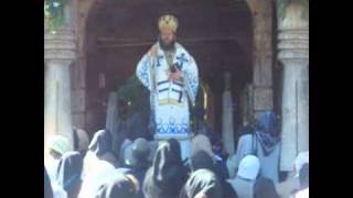 preview picture of video 'Predica Episcopului Iustin Sigheteanul la Manastirea Sapanta part2'
