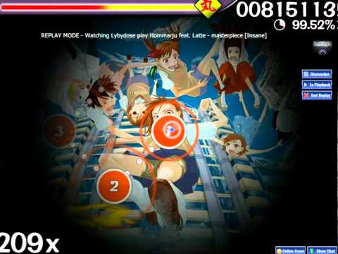 Hommarju feat. Latte - masterpiece [Insane] + FL by Lybydose