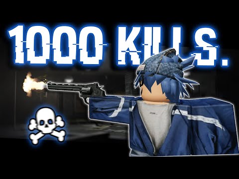 Getting to 1000 KILLS on the Magnum in Criminality.. (Roblox)