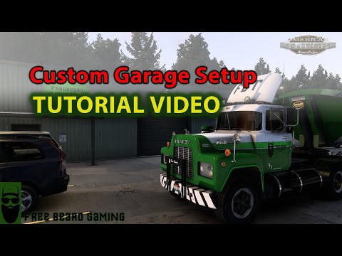How To Install & Customize Jab Modshop’s Custom Garage Rework  | American Truck Simulator