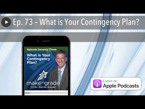 Ep. 73 – What is Your Contingency Plan?