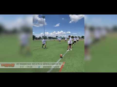 🏈 Press ▶️ Watch Now BRANDON FALKE TOP PLAYS '26 LB/TE/K 5'11 174
