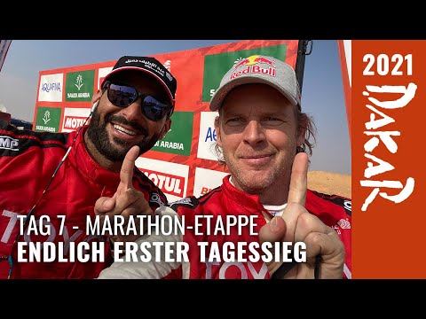 Inside Dakar 2021: Tag 7 - Marathon-Etappe, endlich erster Tagessieg für Yazeed und Dirk