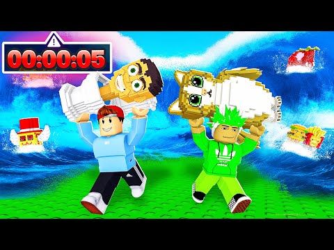 Ich RETTE alle BRAINROTS vor TSUNAMI