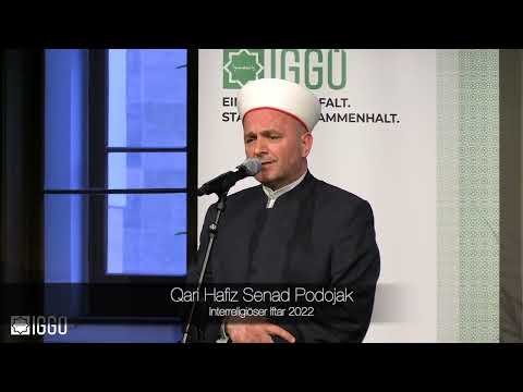 Qari Hafiz Senad Podojak,  Interreligiöser Iftar 2022