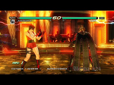 01 Nina vs Lars - Tekken 6 ( eso no es nada )  JK ( Uchiha x24 )