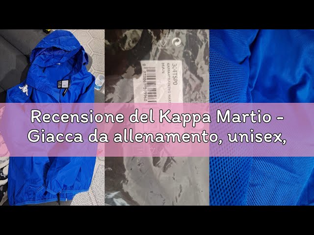 Vídeo relacionado con Kappa Martio Chaqueta Entrenamiento, Unisex Adulto, Rojo, L