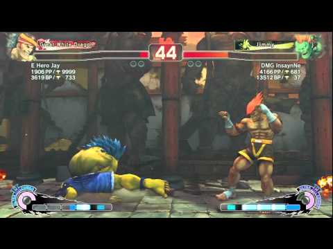 SSF4AE - E Hero Jay [Adon] VS DMG InsaynNe [Blanka]