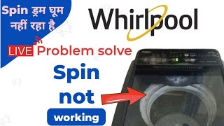 Whirlpool Washing Machine Spin Not Working - Part 1