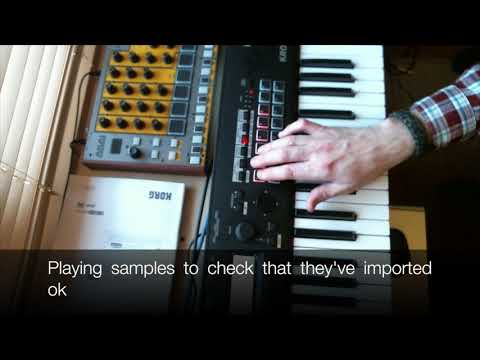 Korg kross2 wav tutorial video