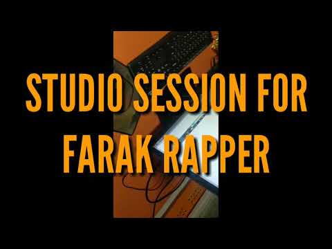 Conscious Studio session for "FARAK RAPPER"
