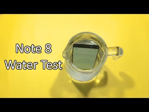 Galaxy Note 8 Water Test - Is It Waterproof!?