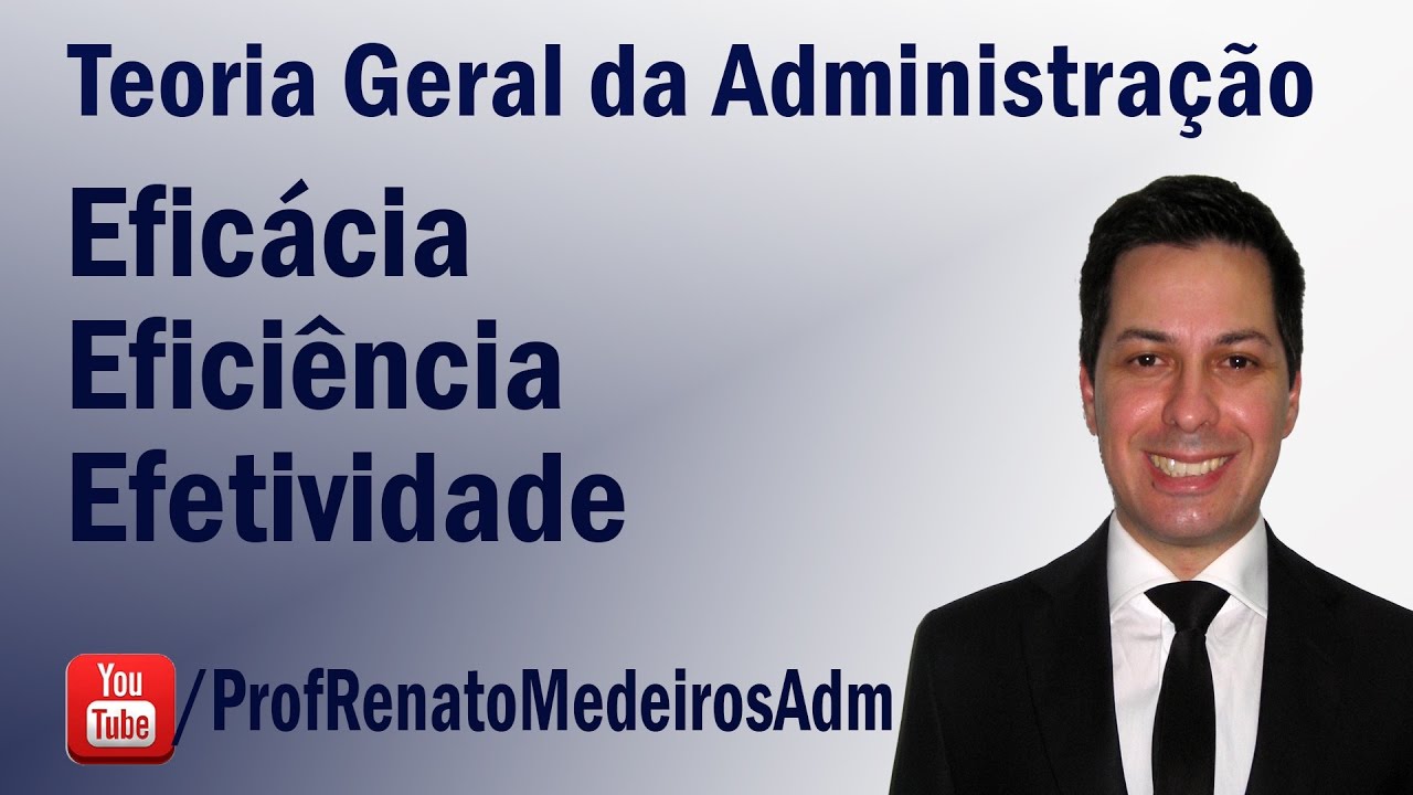 TGA - Eficácia, Eficiência e Efetividade  - Aula 03