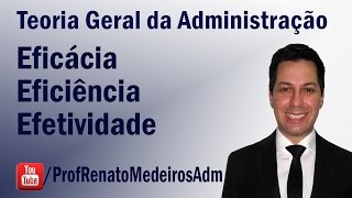 TGA - Eficácia, Eficiência e Efetividade  - Aula 03