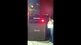 Video thumbnail for Blackstar Series One 104EL34 1972 Marshall 4x12 w/Green backs by Chris Lester