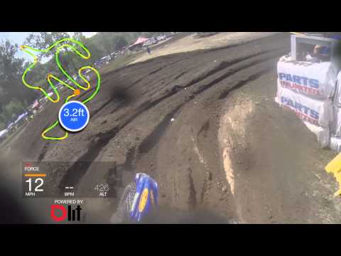 Aaron Plessinger #57 racing at 2014 Loretta's 250A M2