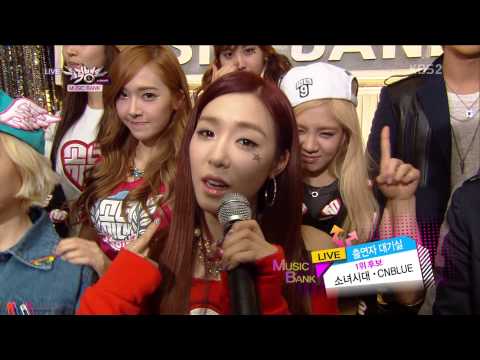 130201 Music Bank Waiting Room Interview SNSD & CNBlue