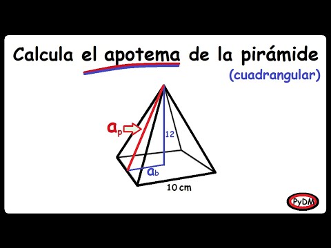 Apothem of a Quadrangular Pyramid