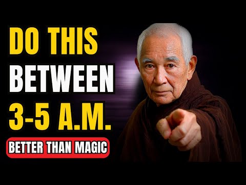 If You Wake Up Between 3AM & 5AM, DO THESE 3 THINGS! | Buddhist Wisdom