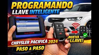 Programando llave inteligente Chrysler Pacifica 2024 paso a paso #drauto  #LlaveInteligente  #IM508