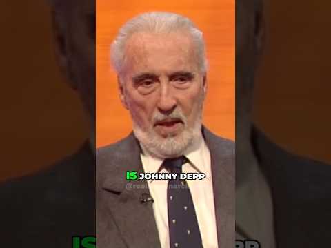 Christopher Lee on Johnny Depp and Tim Burton