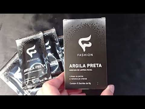 ARGILA PRETA MÁSCARA FACIAL CAIXA C/5 SACHÊS FASHION