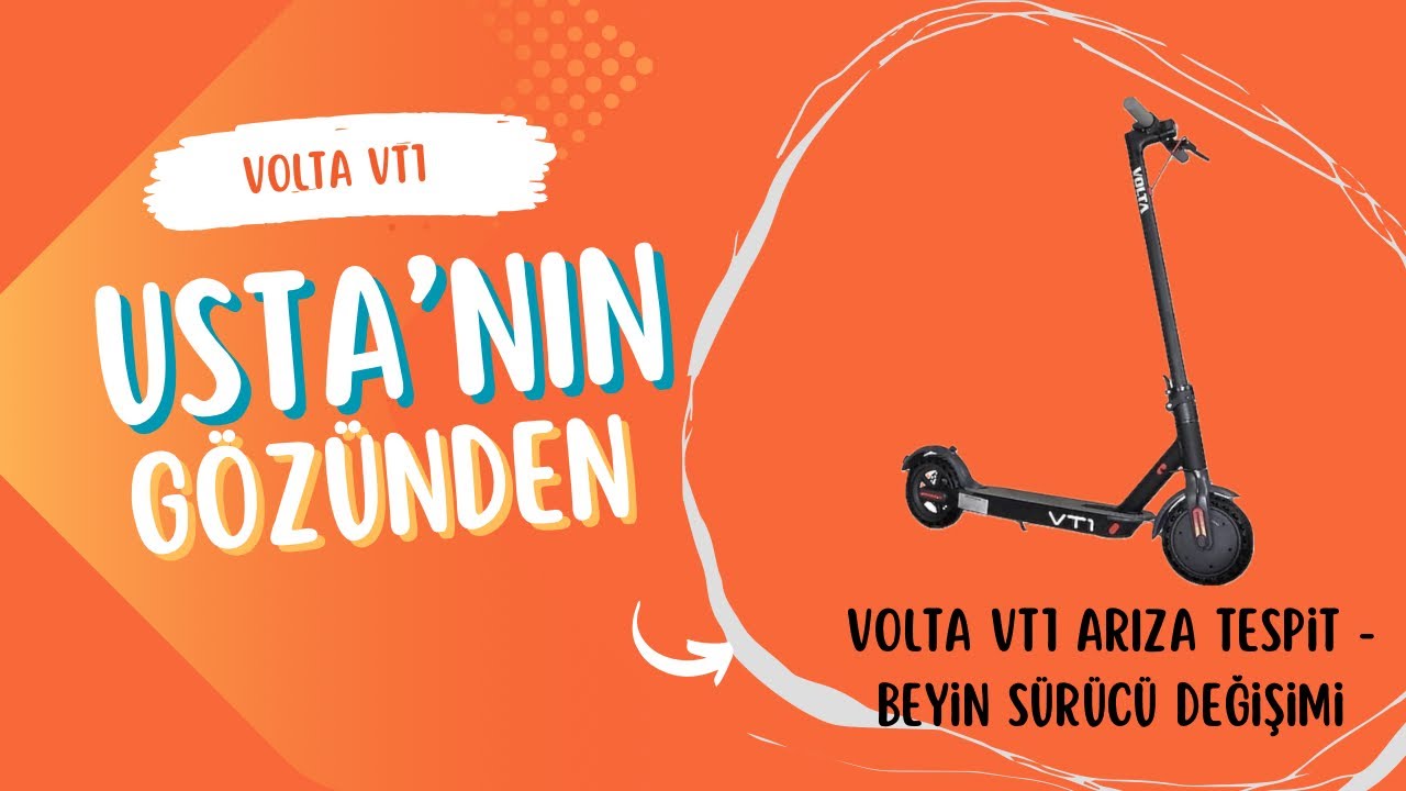 #volta VT1 arıza tespit - beyin sürücü değişimi nasıl olur ?