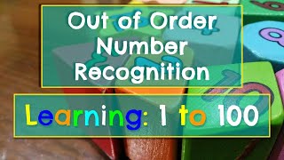 Learning Numbers 1-100 | Out of Order Number Recognition | Identify Numbers | Random Numbers to 100