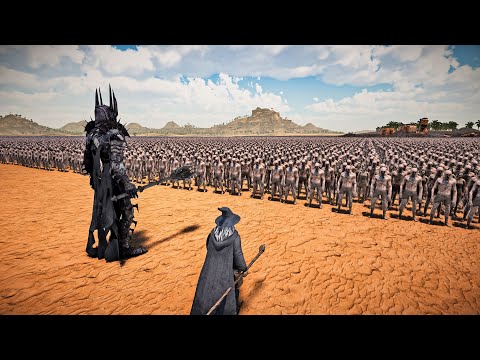 GANDALF & SAURON VS 1,000,000 ZOMBIES - Ultimate Epic Battle