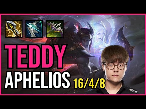 TEDDY - APHELIOS vs. KAI'SA ADC | KR MASTER | PATCH 11.1 | QUADRAKILL